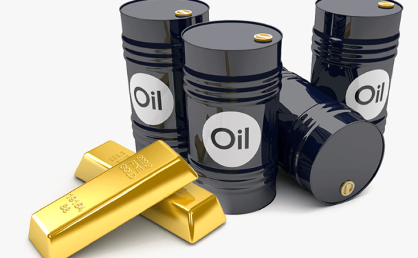 gold and oil
